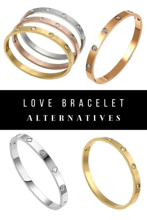 cartier love bracelet look alike.